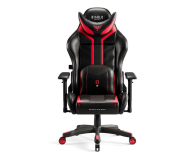 DIABLO Chairs X-RAY Normal Size czarno-czerwony - 1208637 - zdjęcie 2